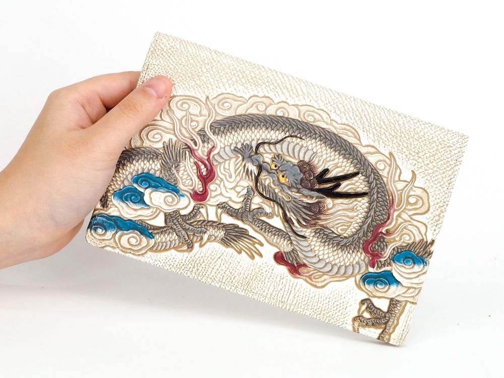 Dragon God (Gray) Passport Case