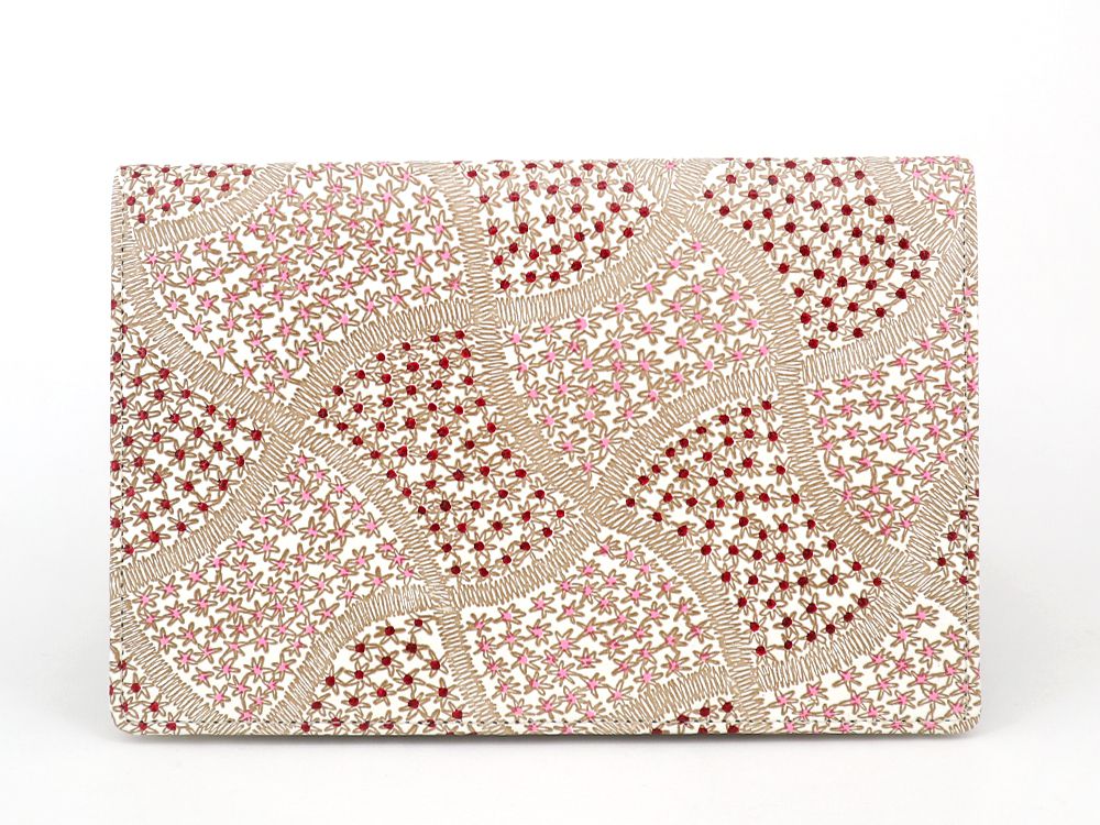 CHIRIMEN Fabric (Pink) Passport Case