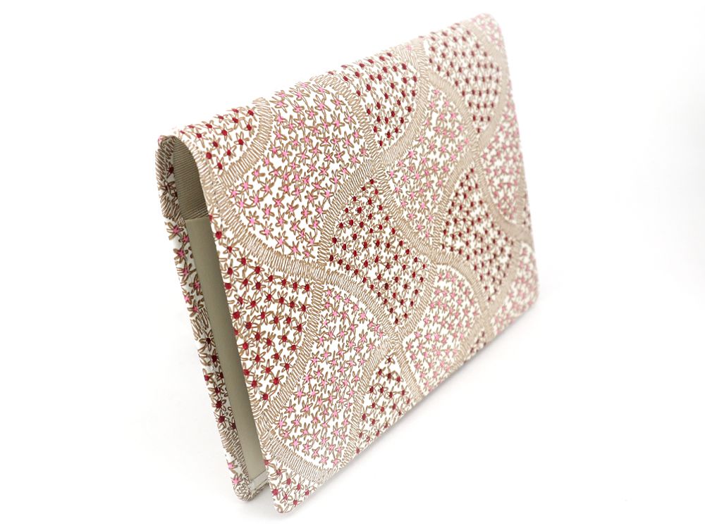 CHIRIMEN Fabric (Pink) Passport Case