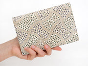CHIRIMEN Fabric (Green) Passport Case