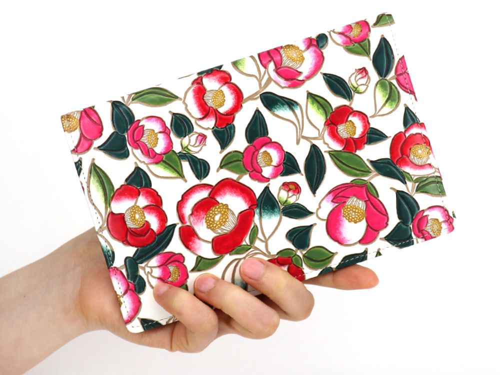 Camellia Passport Case