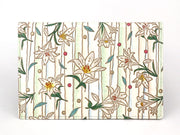 White Lilies Passport Case