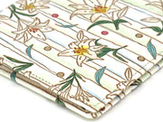 White Lilies Passport Case