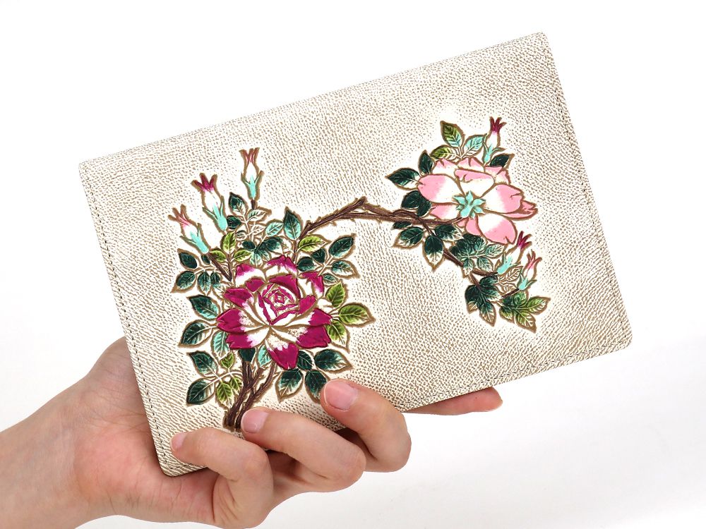 Roses Passport Case