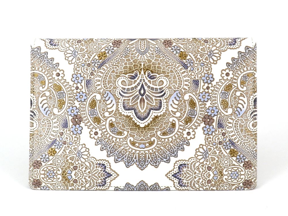 Antique Lace (Blue) Passport Case