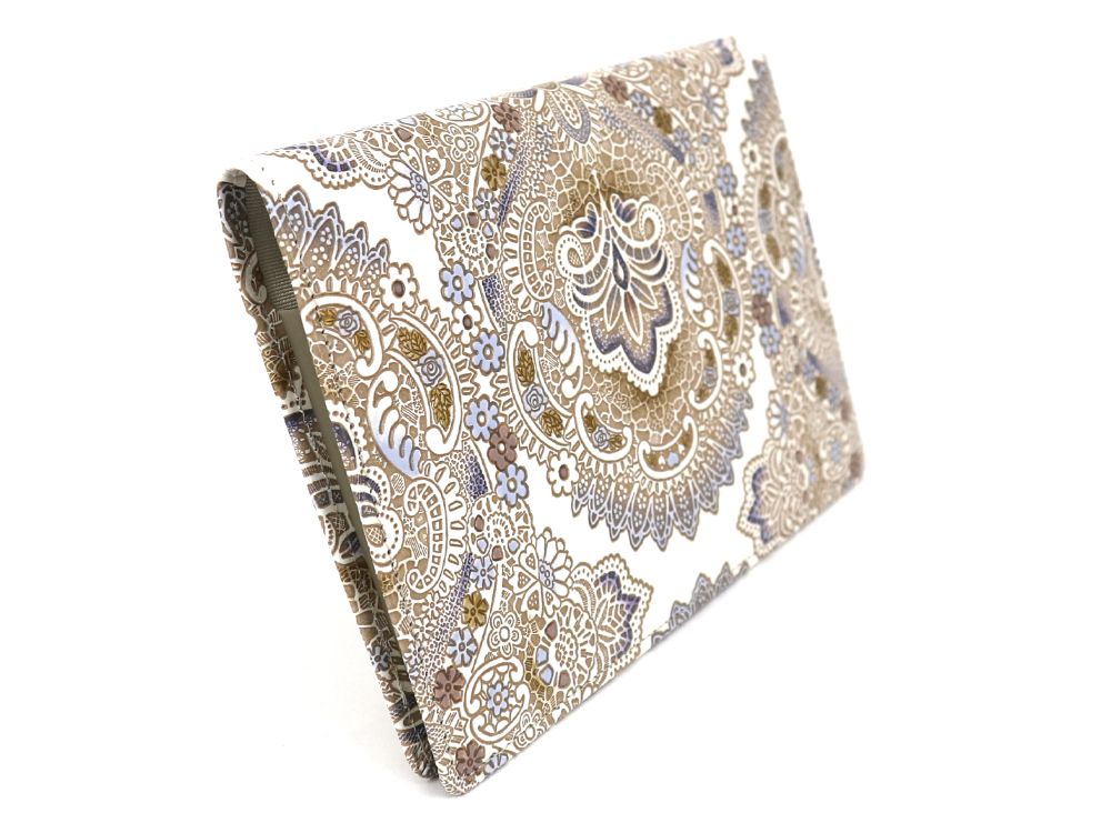 Antique Lace (Blue) Passport Case