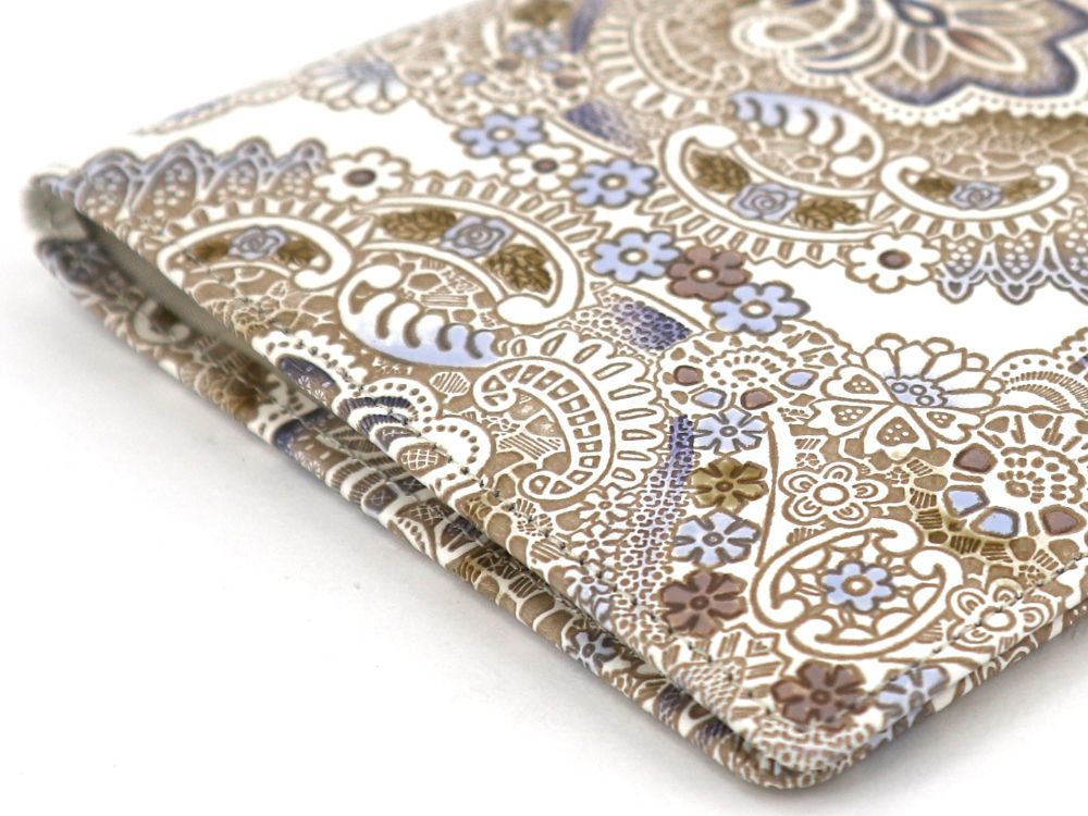 Antique Lace (Blue) Passport Case