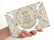 Antique Lace (Blue) Passport Case