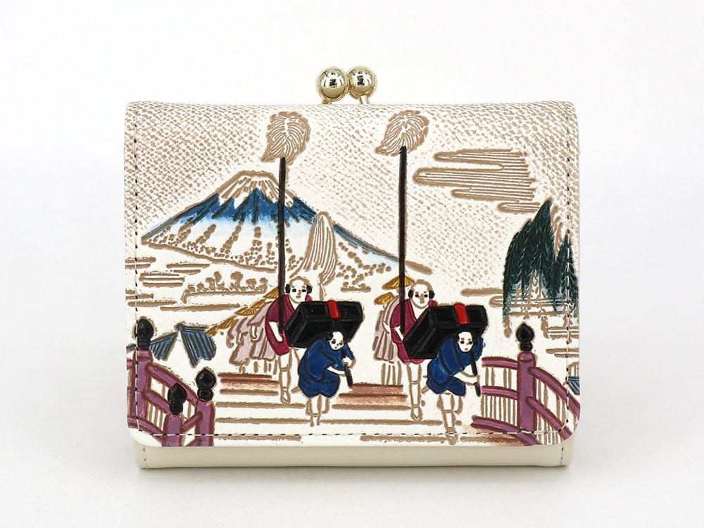 NIHONBASHI Small GAMAGUCHI Trifold Wallet