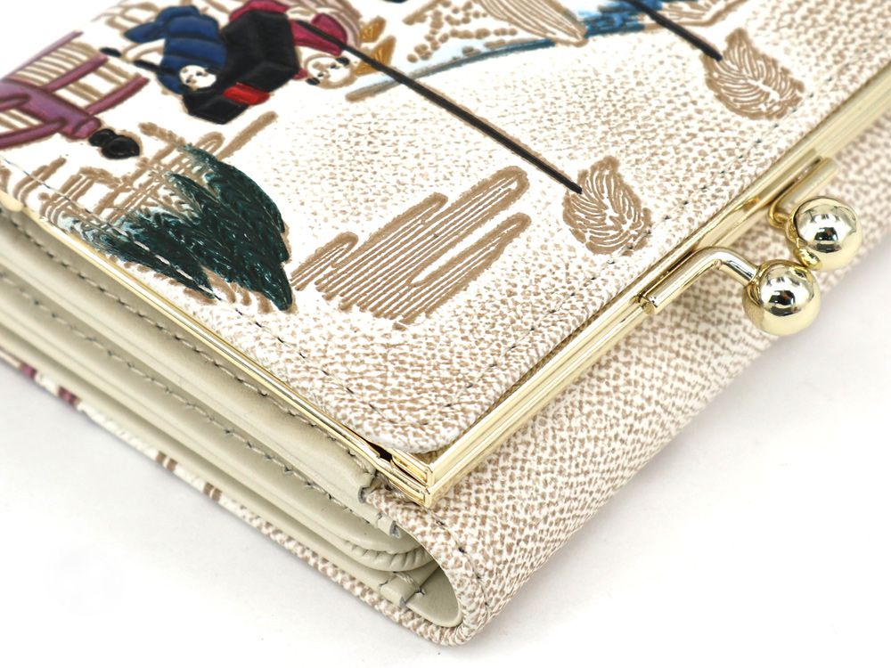 NIHONBASHI Small GAMAGUCHI Trifold Wallet