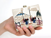 NIHONBASHI Small GAMAGUCHI Trifold Wallet