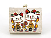 MANEKINEKO - Lucky Cat Small GAMAGUCHI Trifold Wallet