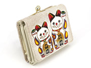 MANEKINEKO - Lucky Cat Small GAMAGUCHI Trifold Wallet