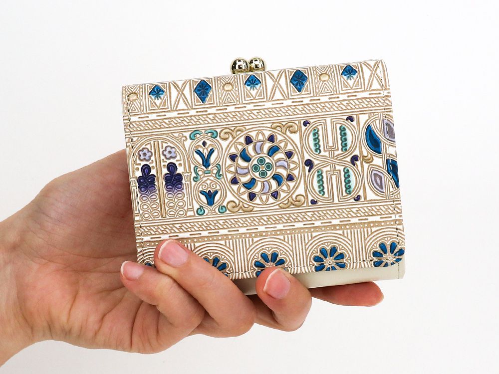 Apollo (Blue) Small GAMAGUCHI Trifold Wallet