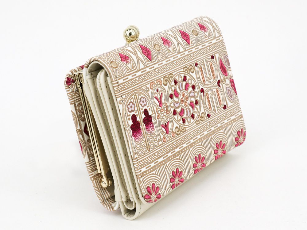 Apollo (Pink) Small GAMAGUCHI Trifold Wallet