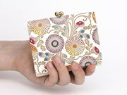 SARASAGIKU - Chrysanthemum Small GAMAGUCHI Trifold Wallet