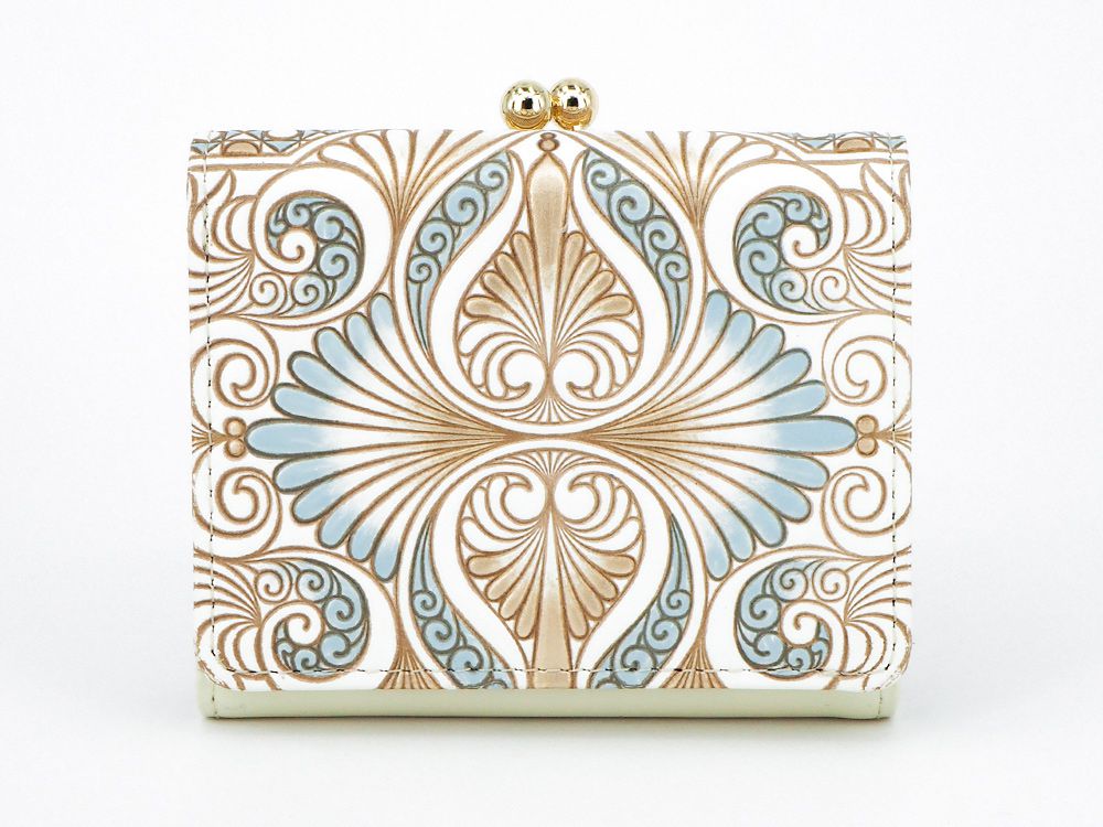 Rocaille (Blue) Small GAMAGUCHI Trifold Wallet