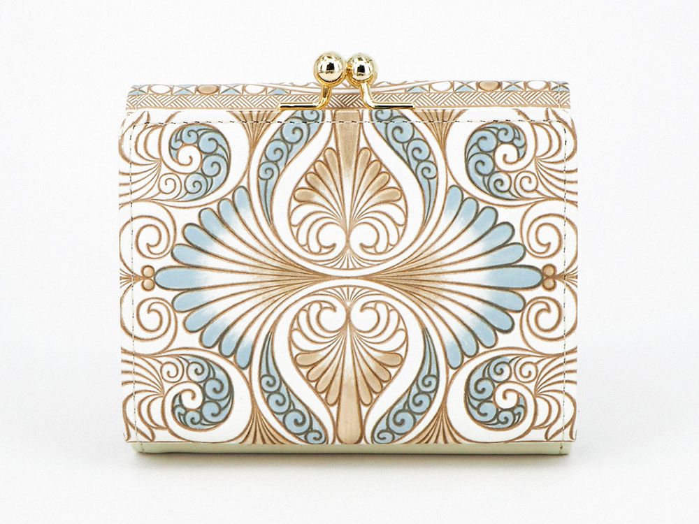 Rocaille (Blue) Small GAMAGUCHI Trifold Wallet