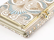 Rocaille (Blue) Small GAMAGUCHI Trifold Wallet