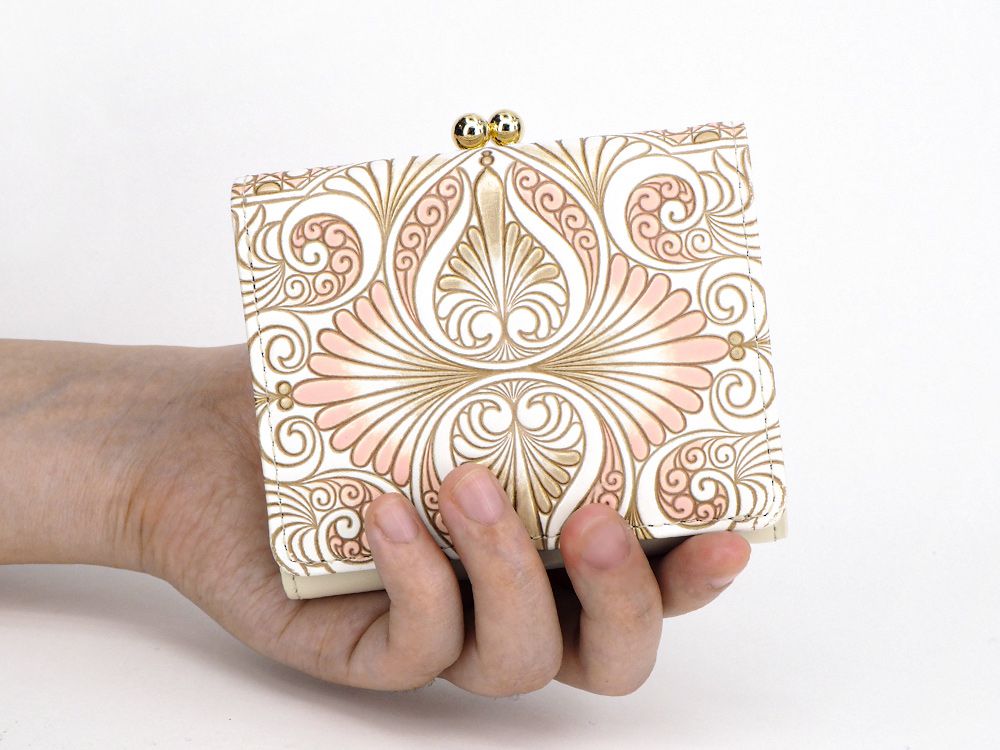 Rocaille (Pink) Small GAMAGUCHI Trifold Wallet