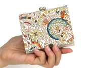 Camouflaged Cats Small GAMAGUCHI Trifold Wallet