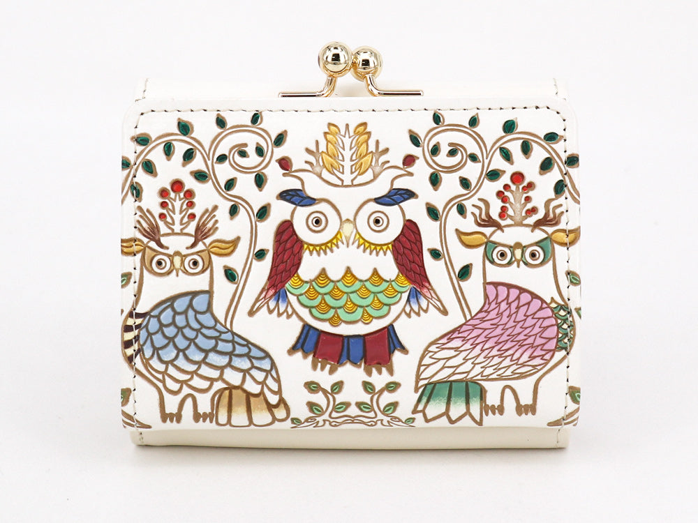 Owls Small GAMAGUCHI Trifold Wallet