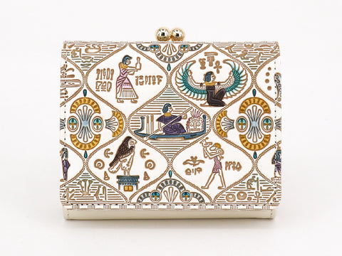 Egyptian Design (#1) Small GAMAGUCHI Trifold Wallet