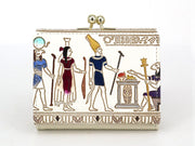 Egyptian Design (#3) Small GAMAGUCHI Trifold Wallet