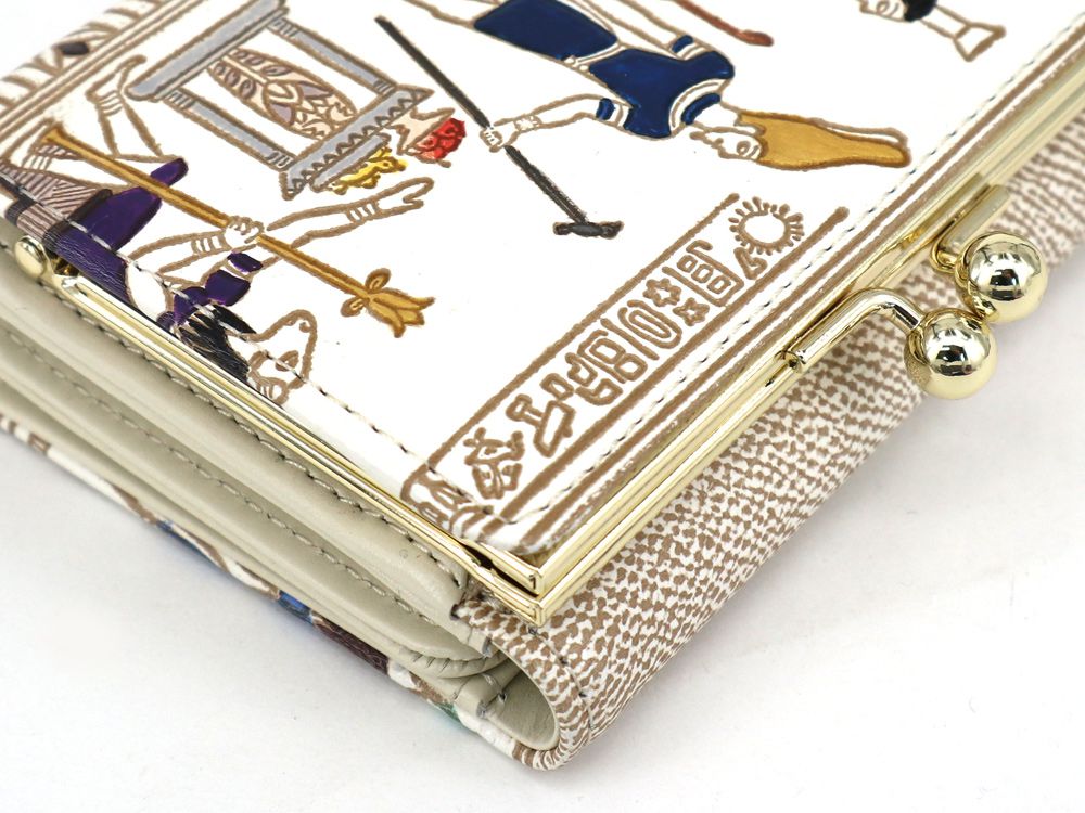 Egyptian Design (#3) Small GAMAGUCHI Trifold Wallet