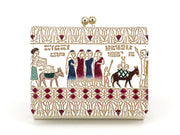 Egyptian Design (#6) Small GAMAGUCHI Trifold Wallet