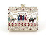 Egyptian Design (#6) Small GAMAGUCHI Trifold Wallet