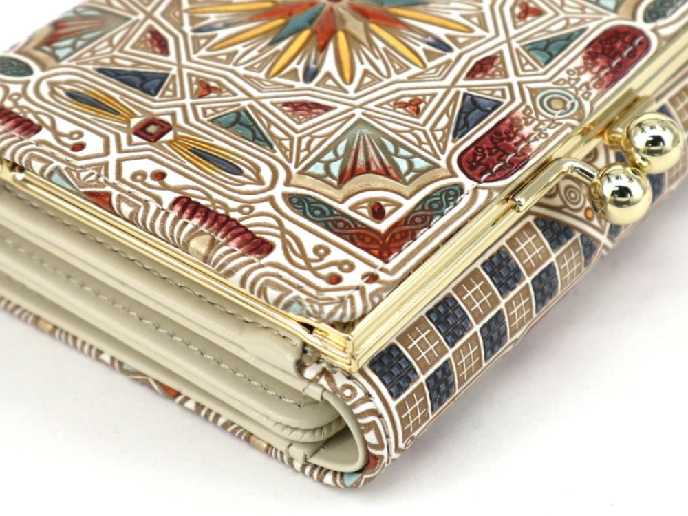 Carreau (Bronze) Small GAMAGUCHI Trifold Wallet