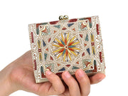 Carreau (Bronze) Small GAMAGUCHI Trifold Wallet