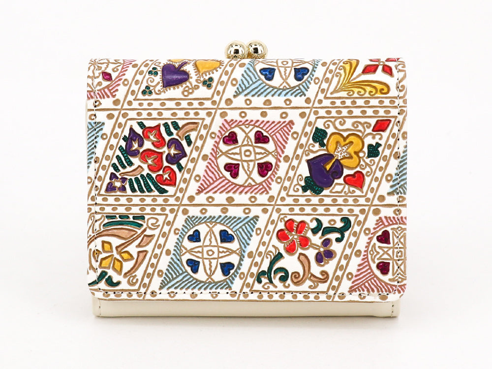Playing Cards (Alice in Wonderland) Small GAMAGUCHI Trifold Wallet