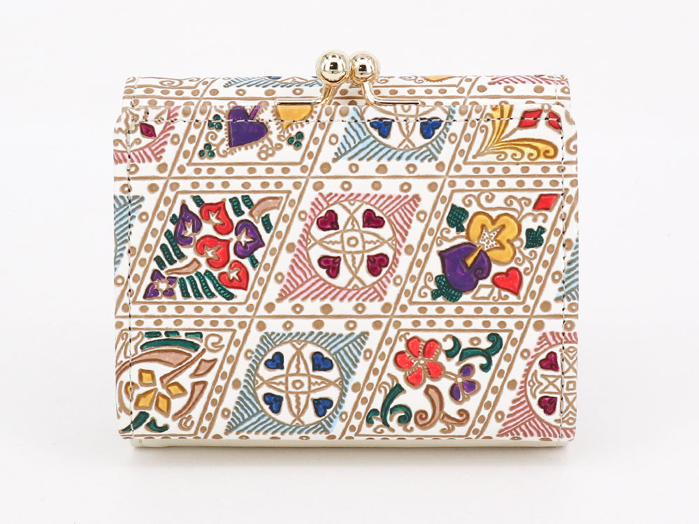 Playing Cards (Alice in Wonderland) Small GAMAGUCHI Trifold Wallet