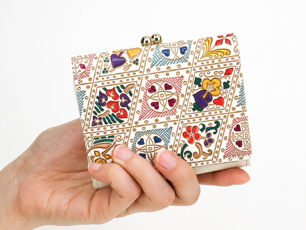 Playing Cards (Alice in Wonderland) Small GAMAGUCHI Trifold Wallet
