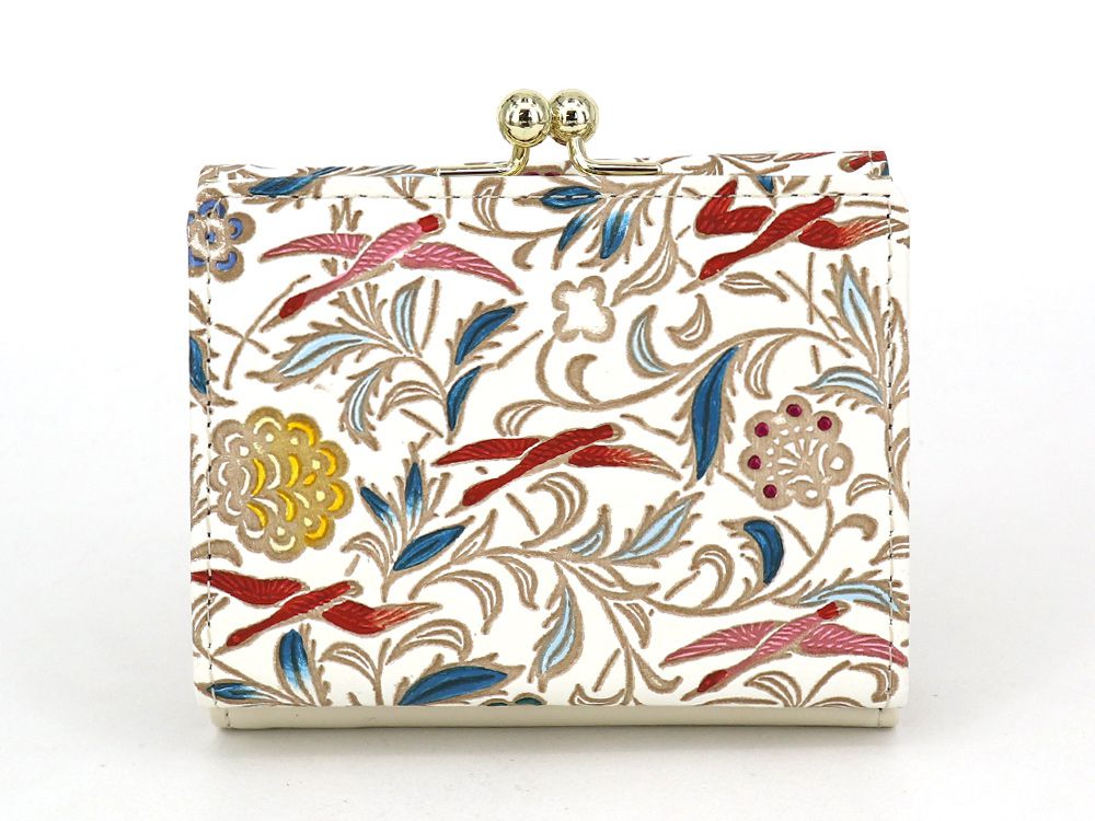 Geese (Red) Small GAMAGUCHI Trifold Wallet