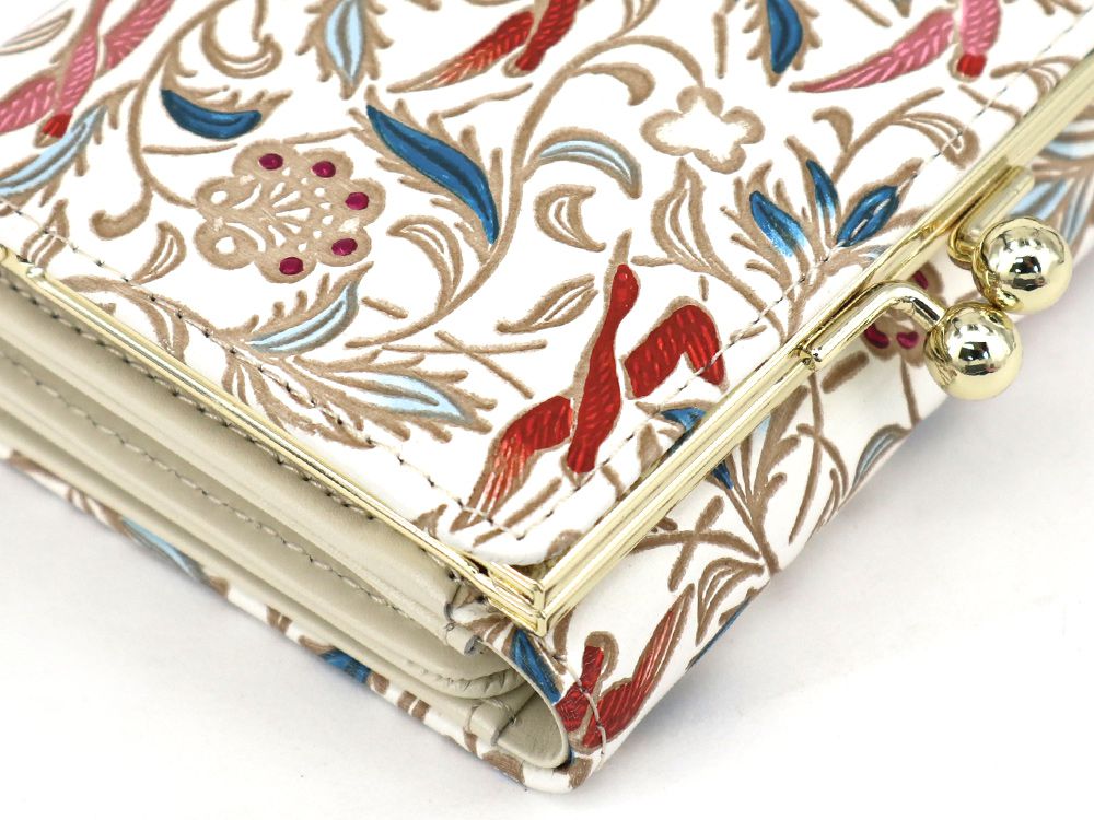 Geese (Red) Small GAMAGUCHI Trifold Wallet