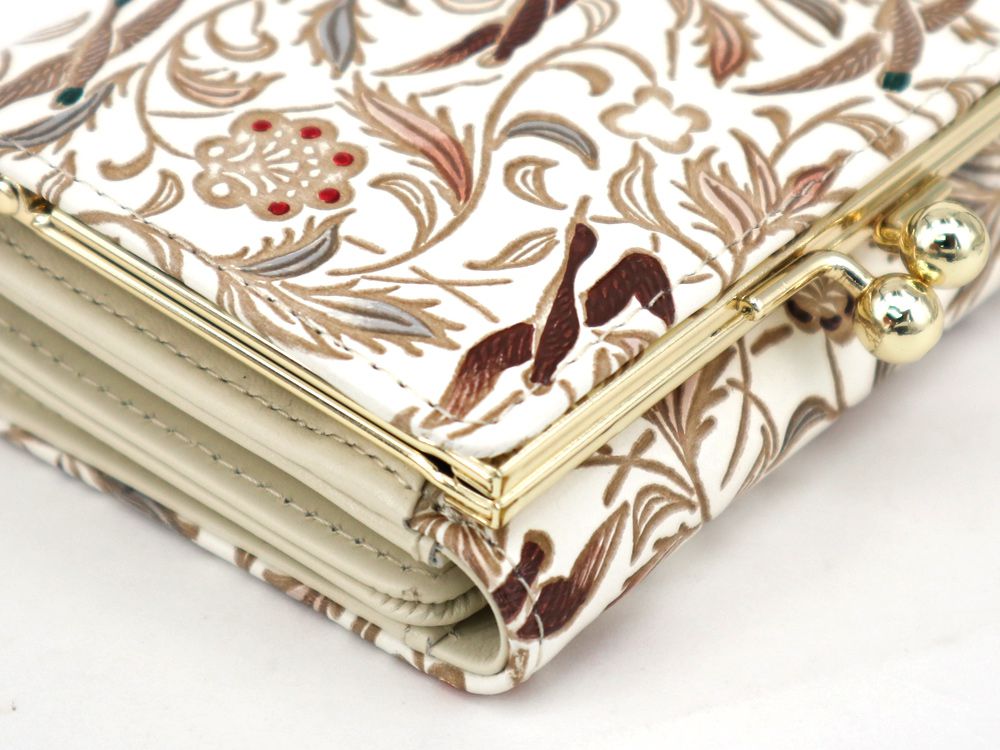 Geese (Brown) Small GAMAGUCHI Trifold Wallet