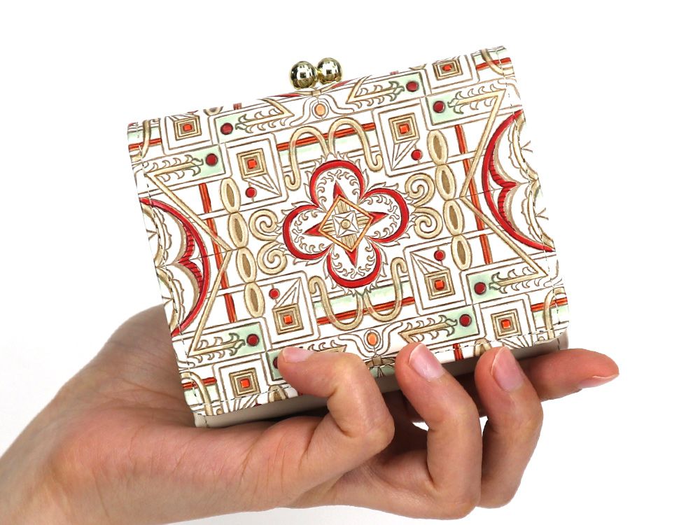Miyabi (Red)  Small GAMAGUCHI Trifold Wallet