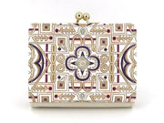 Miyabi (Purple)  Small GAMAGUCHI Trifold Wallet