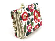 Camellia Small GAMAGUCHI Trifold Wallet