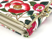 Camellia Small GAMAGUCHI Trifold Wallet