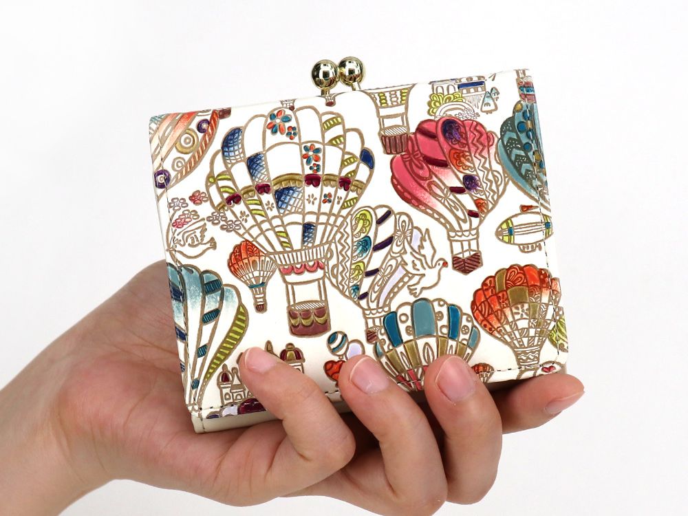 Air Balloons Small GAMAGUCHI Trifold Wallet