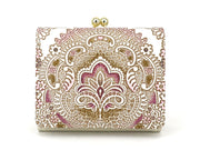 Antique Lace (Pink) Small GAMAGUCHI Trifold Wallet