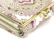 Antique Lace (Pink) Small GAMAGUCHI Trifold Wallet
