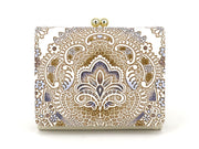 Antique Lace (Blue) Small GAMAGUCHI Trifold Wallet
