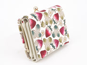 Strawberries Small GAMAGUCHI Trifold Wallet