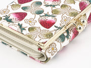 Strawberries Small GAMAGUCHI Trifold Wallet