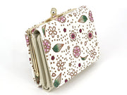 Falling Cherry Blossoms Small GAMAGUCHI Trifold Wallet
